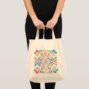 ibrant african geometric mosaic pattern tote bag r150d8d570b384e52908c787ec2e8cdd0 eeyzd 8byvr 1024